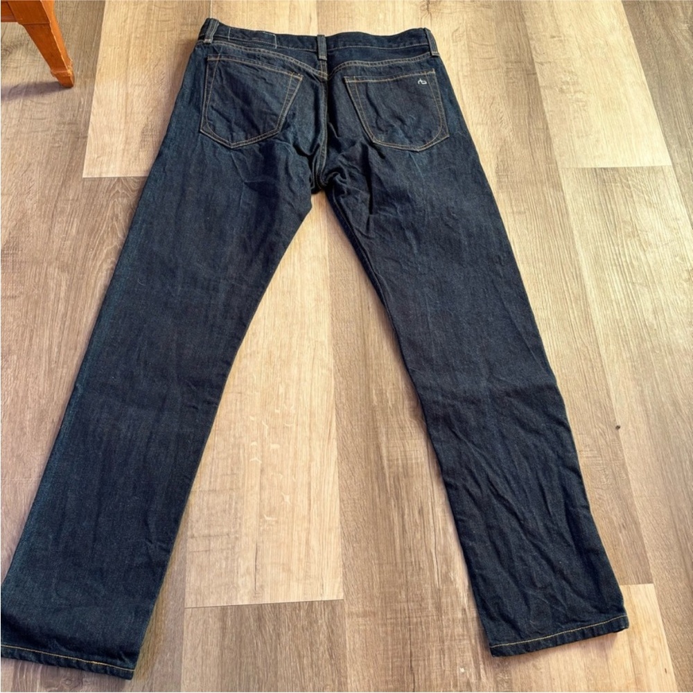 Rag & Bone Jeans Men Dark Blue Fit 2 Slim Size 30 - Picture 14 of 14